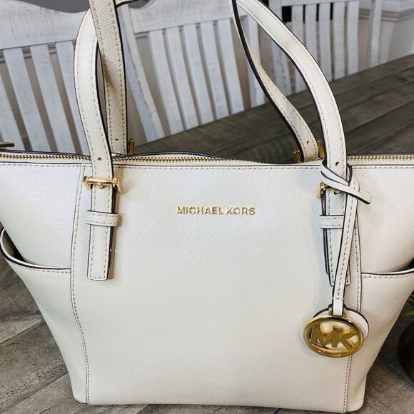 Michael Kors Marilyn Medium Saffiano Leather Tote Bag - Picture 2 of 12